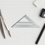 Aluminum Alloy Rafter Square (7-Inch) ?Double Side Scale Triangle Measurement Tool