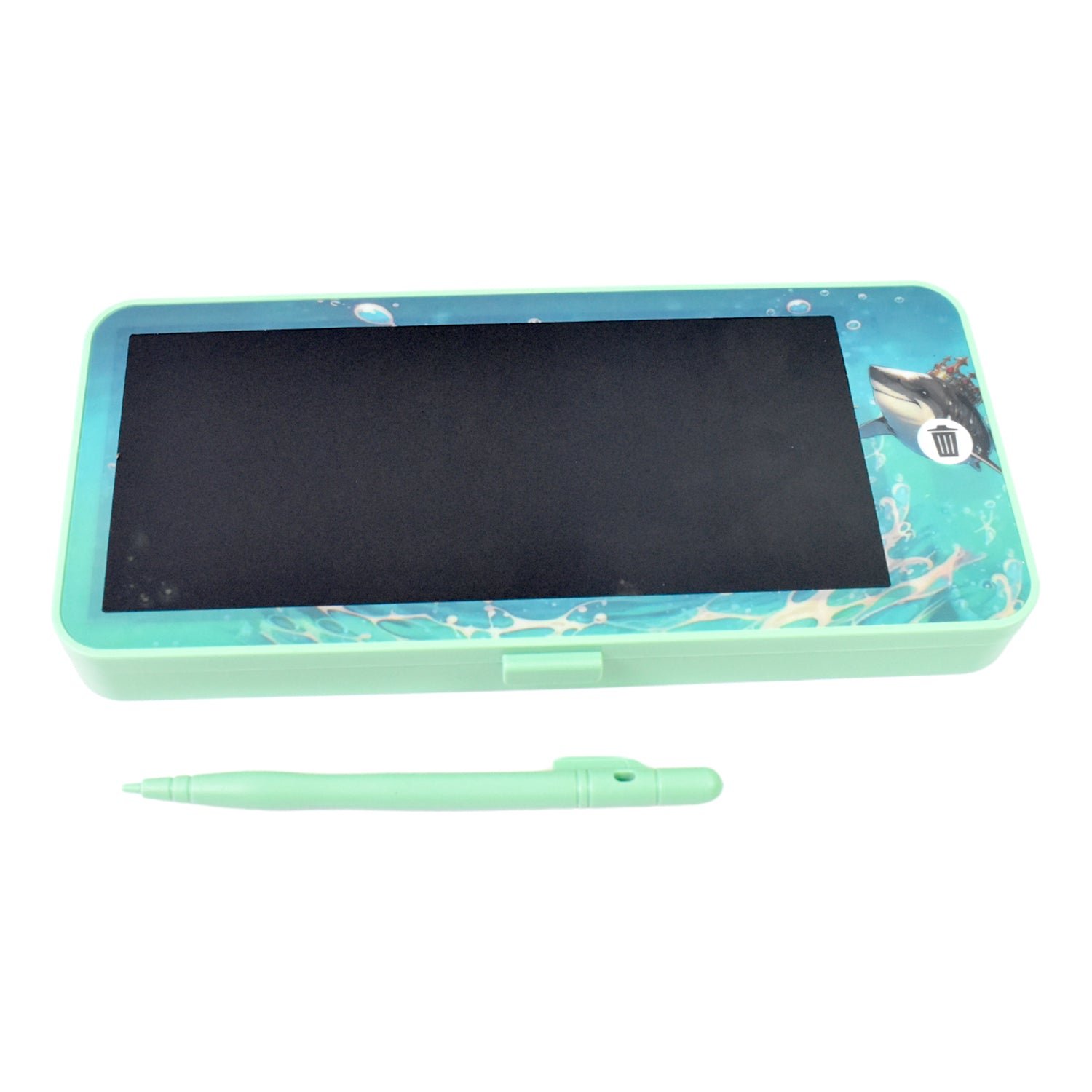 05_8d563bf0-81be-4c4c-9a0d-7b10851fa9c0_1500x1500.jpg LCD Drawing Pen Case | Blue Multi-Function Pencil Box with Digital Writing Pad | Reusable Doodle Tablet & Stationery Organizer (1 Pc) - Image 1