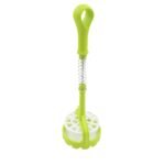Multi-Functional One-Handed Plastic Manual Mashed Potatoes Masher Comfort Grip, Stainless Steel Spring Design (1 Pc)