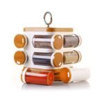 Storewell Plastic Spice Rack - Set of 8