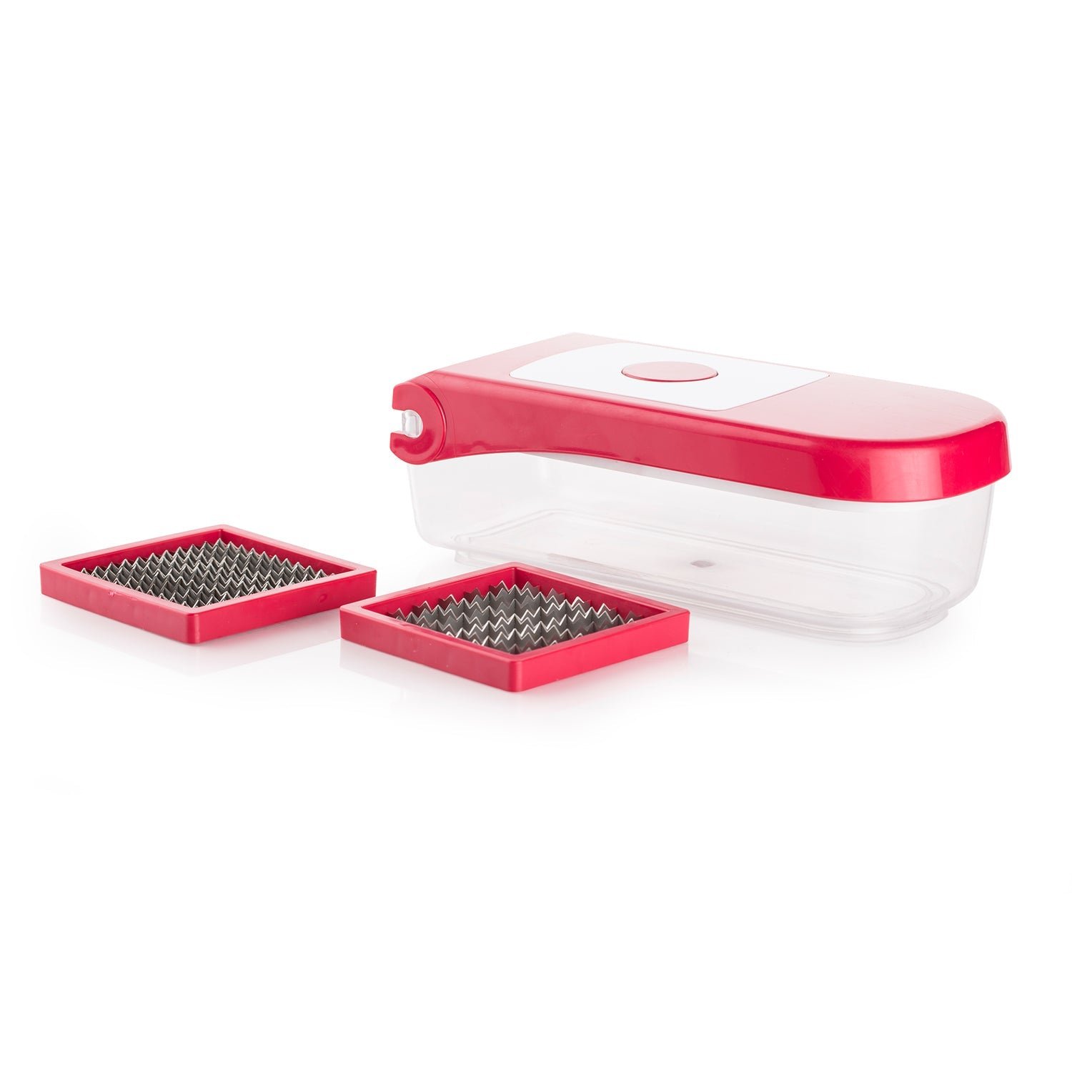 7image_0ebb60bd-b6a2-468c-acb4-e588e86514e0_1500x1500.jpg Plastic Chopper Vegetable and Fruit Cutter, Red - Image 1